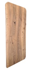 SZN Wood Kütük Masa Ceviz Geniş Ekli Düz Yuvarlak -- W01-Dark Oak -- -- 180 x 79 x 4,9 cm - Thumbnail