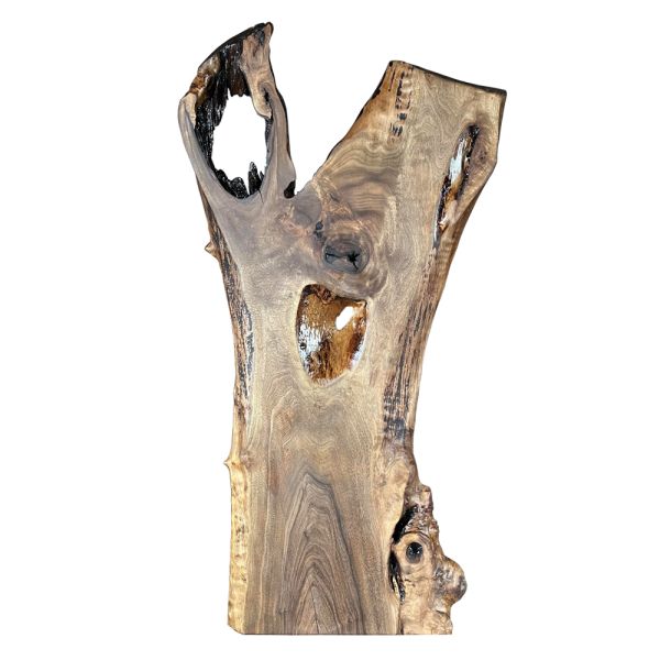 SZN Wood Kütük Sehpa Ceviz Tek Parça Komple Natural -- W01-Dark Oak -- -- 140 x 50 x 5,0 cm